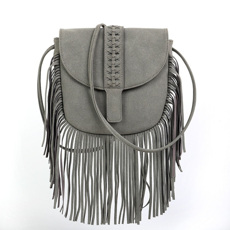 Bohemian Semi Circular Trendy Crossbody Bag For Women