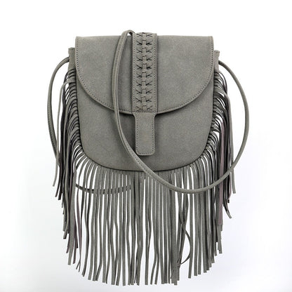 Bohemian Semi Circular Trendy Crossbody Bag For Women