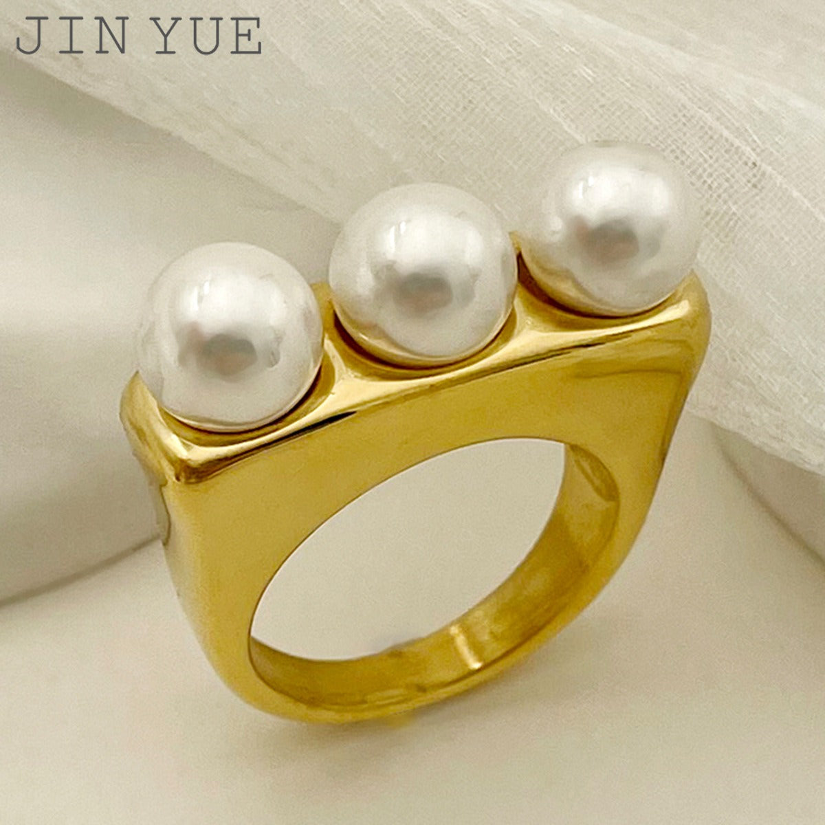 High-end French Design  Stainless Steel Ring for Women