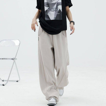 High-end Wide Leg Cotton  Sweatpants