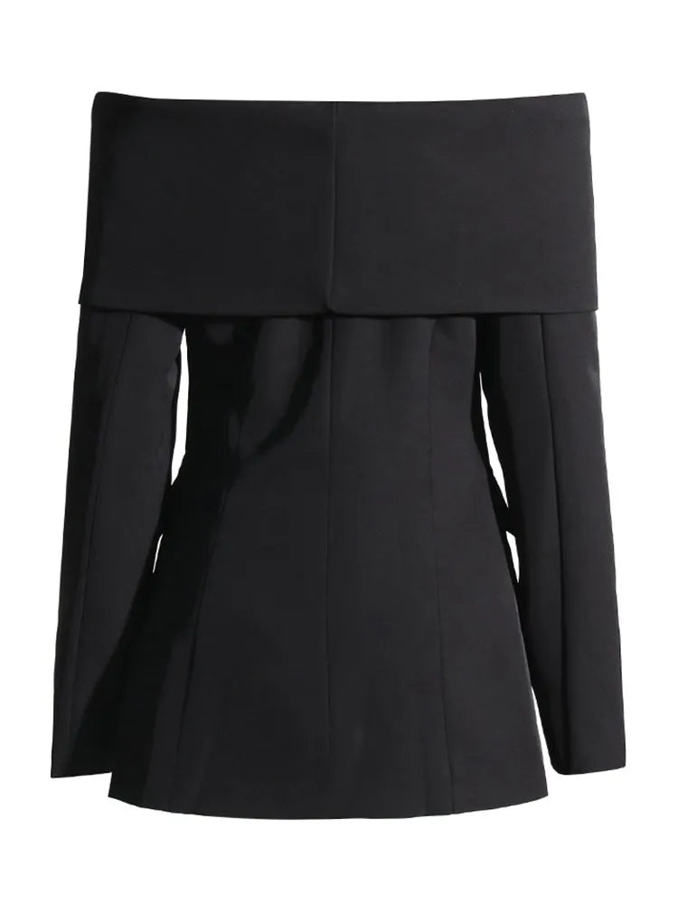 Stylish Off-the-Shoulder Blazer For Women