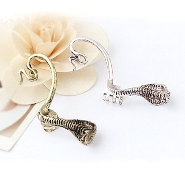 Cool Punk Style Cobra Ear Clip, For Left Ear