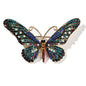 Minimalist  Butterfly Shaped Brooch Pin With Diamond Inlaid Enamel