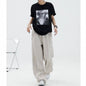 High-end Wide Leg Cotton  Sweatpants