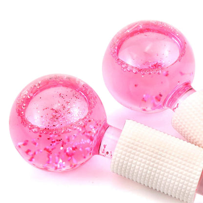 Ice Therapy Facial Massage, Beauty Ball, Glitter Crystal