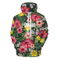 Beautiful 3D Printed Floral Hoodies