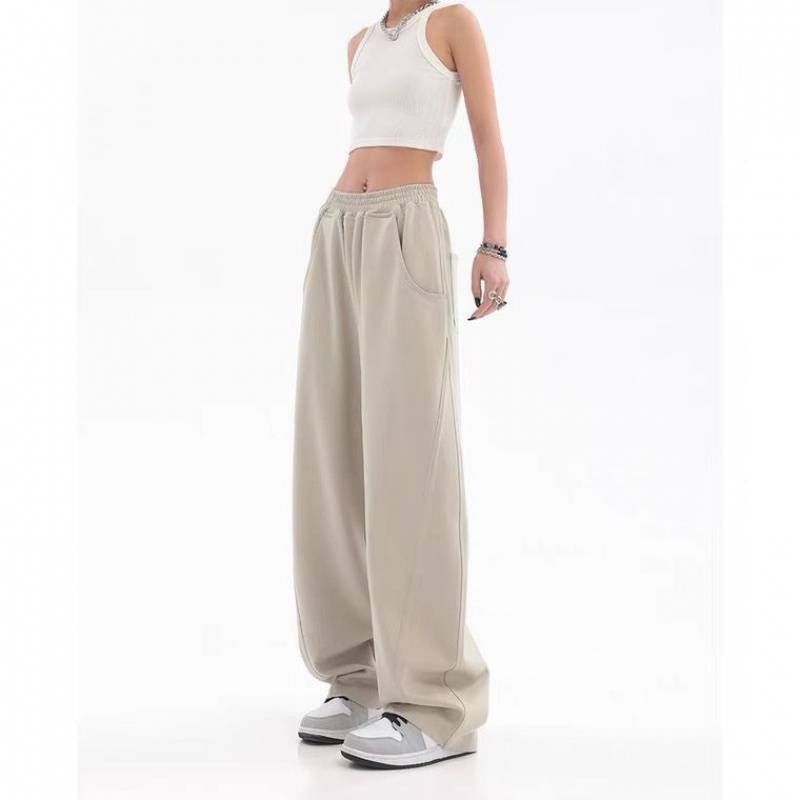 High-end Wide Leg Cotton  Sweatpants