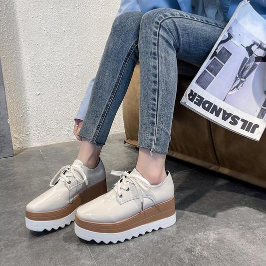 Slip-on Wedge Platform Shoes