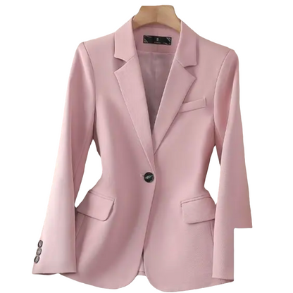 Women's Chic Blazers in Pink, Blue, Black, Coffee Colors