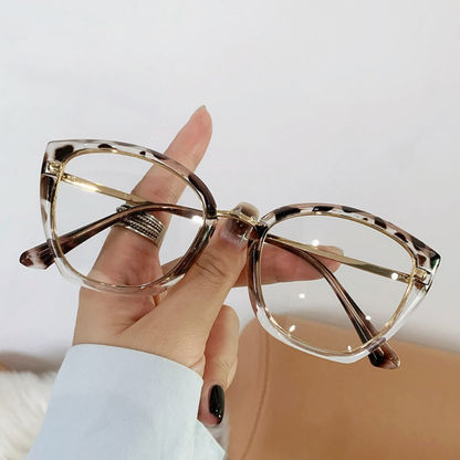 Classic Anti Blue Light Cat Eye Frame Glasses For Women