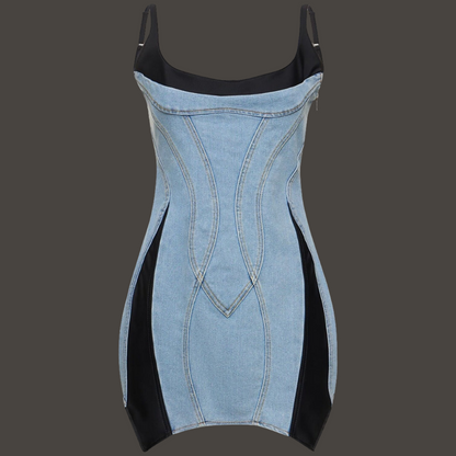 Body Contouring Dress with  Sweetheart Neckline