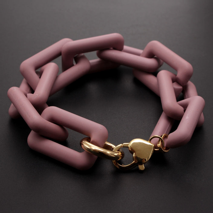 Fashion Chunky Colorful Chain Bracelets