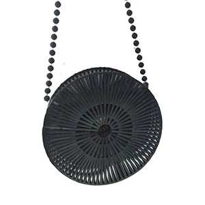 Round Handmade Bamboo Bag