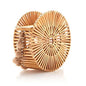 Round Handmade Bamboo Bag