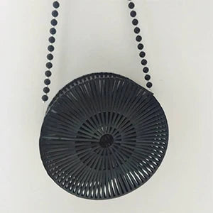 Round Handmade Bamboo Bag