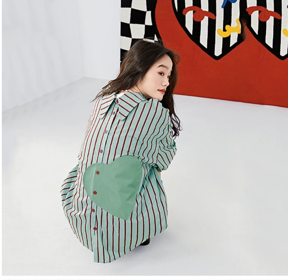 Cool Vintage Stripe Loose Shirts For Women