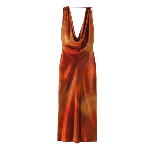 Fashionable Ombre Slip Dress