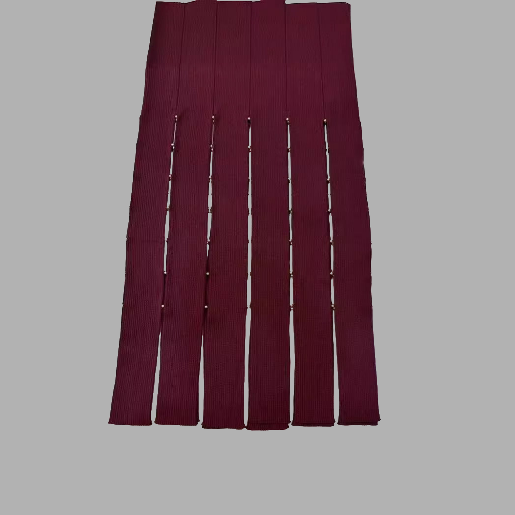 Stylish Slim Fitted Knit Dress with Slitted Skirt