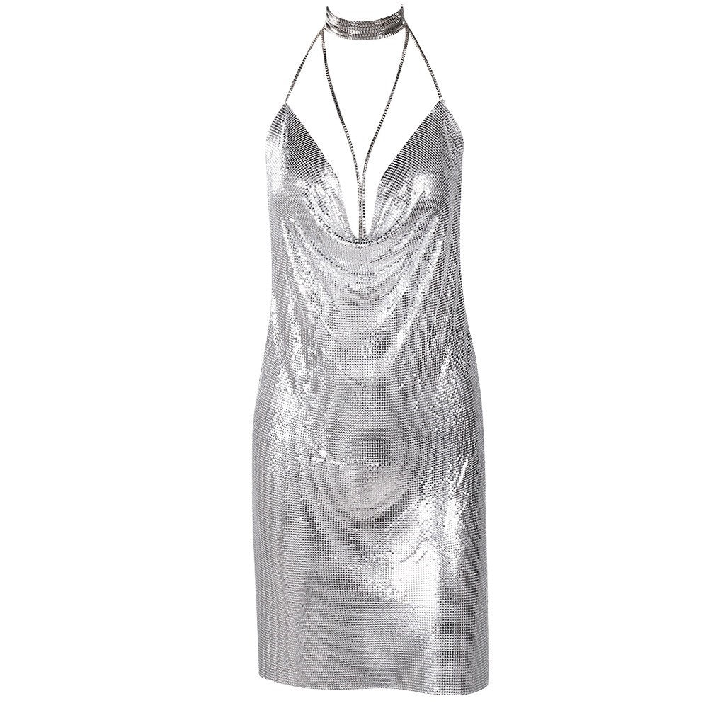 Gold and Silver  Chainmail Mini Dresses