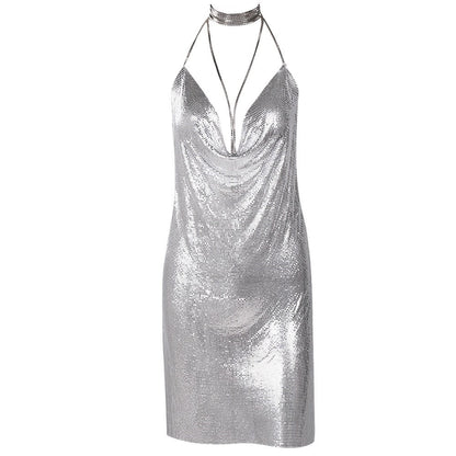 Gold and Silver  Chainmail Mini Dresses