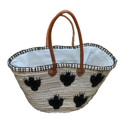 Panier Lemon Raffia Handbag