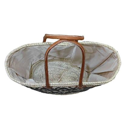 Panier Lemon Raffia Handbag
