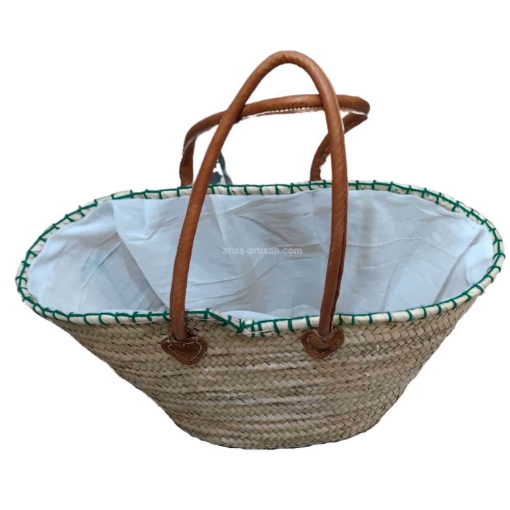 Panier Lemon Raffia Handbag