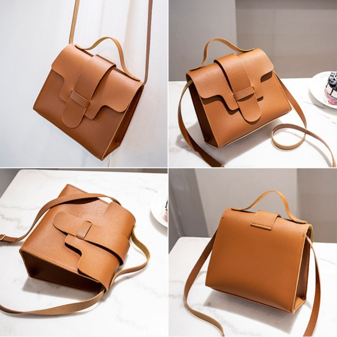 Compact and Cute  Leatherette Crossbody Bag for women, Comes in Multiple Colors