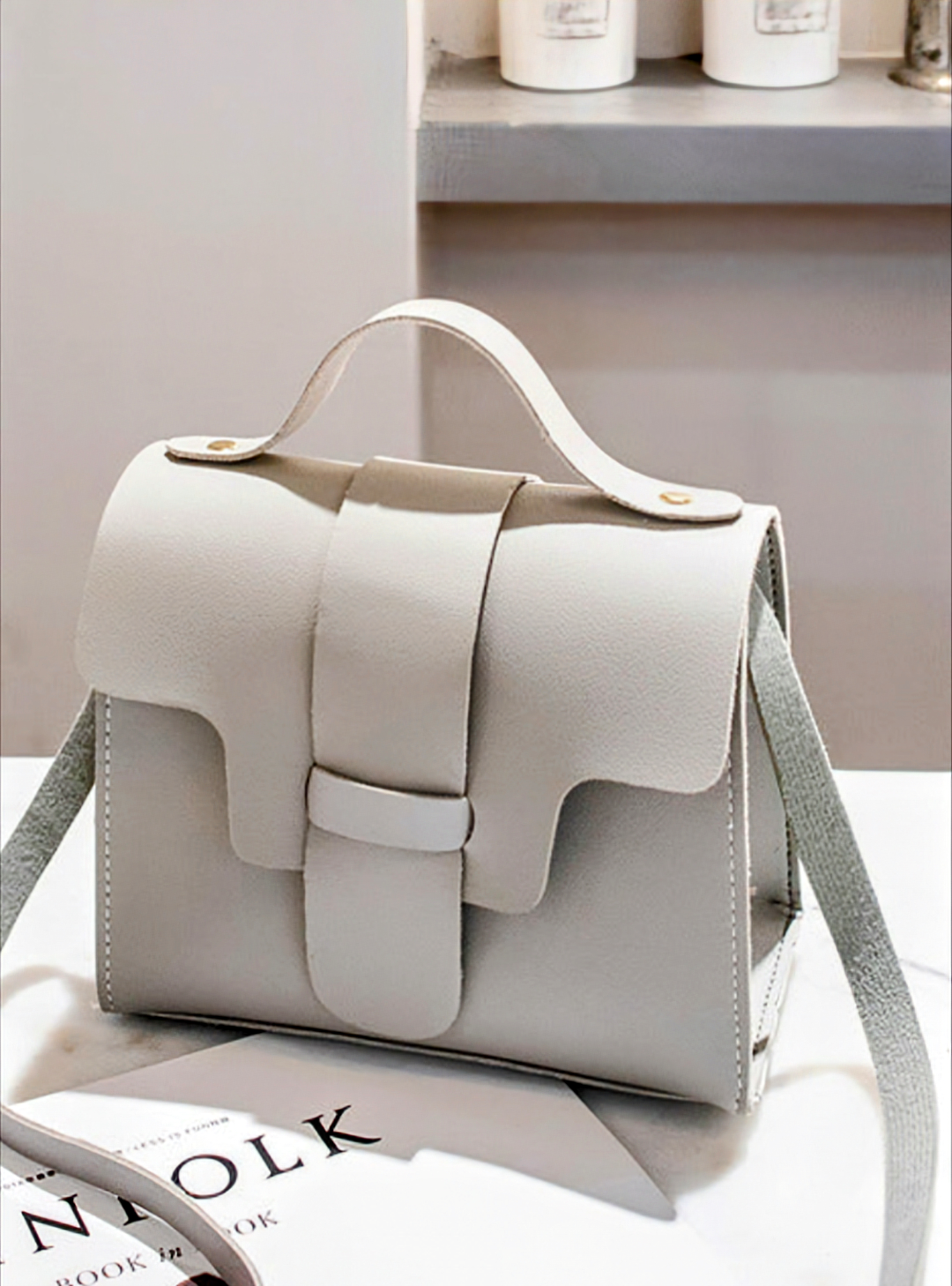 Compact and Cute  Leatherette Crossbody Bag for women, Comes in Multiple Colors