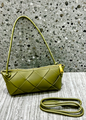 New Fashion Luxury Designer Style Woven Leather Handbags