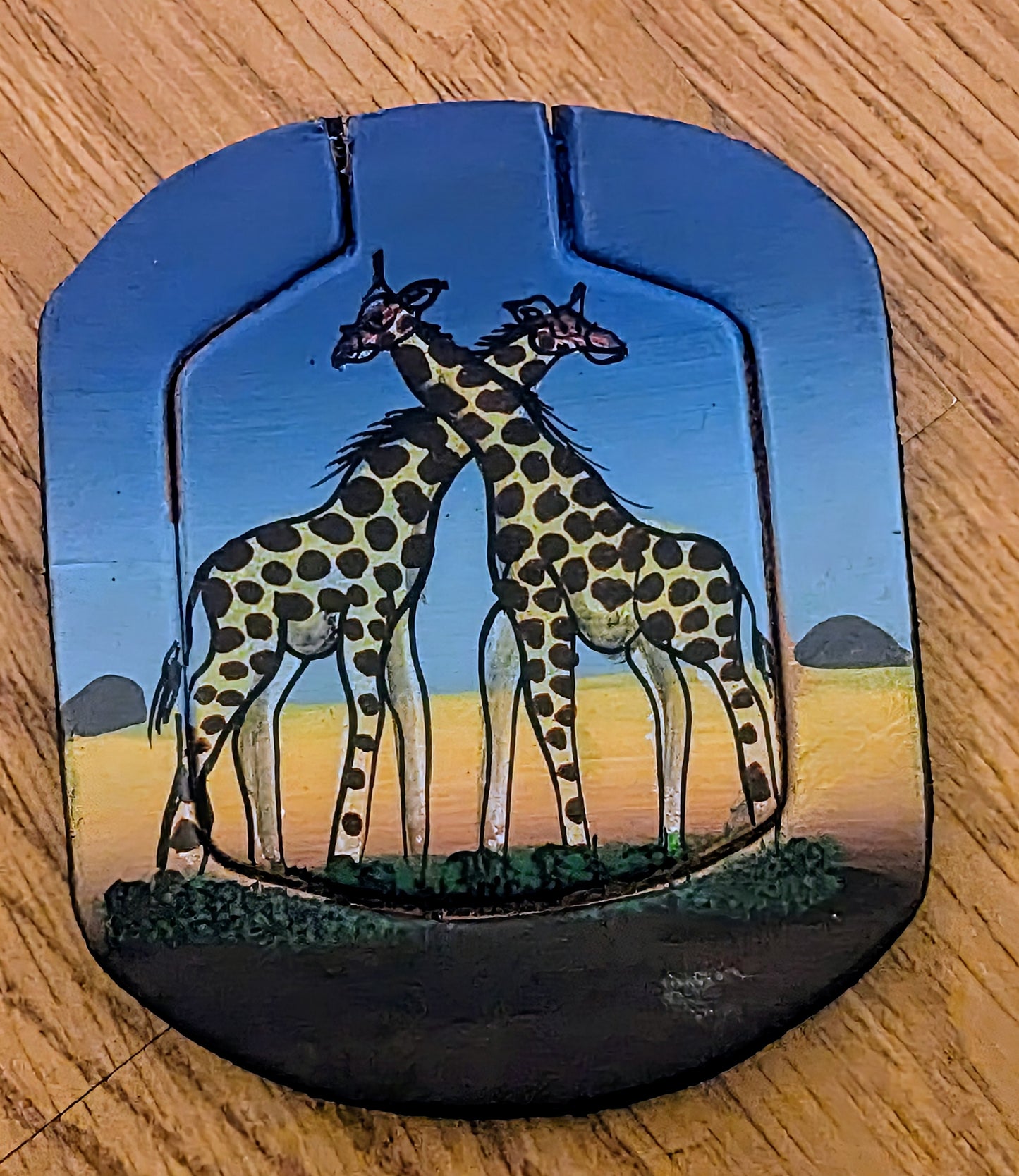 Leather Animal Print Compact Mirrors