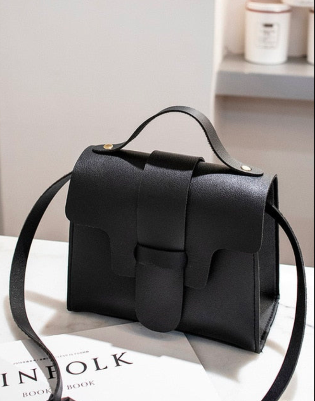 Compact and Cute  Leatherette Crossbody Bag for women, Comes in Multiple Colors