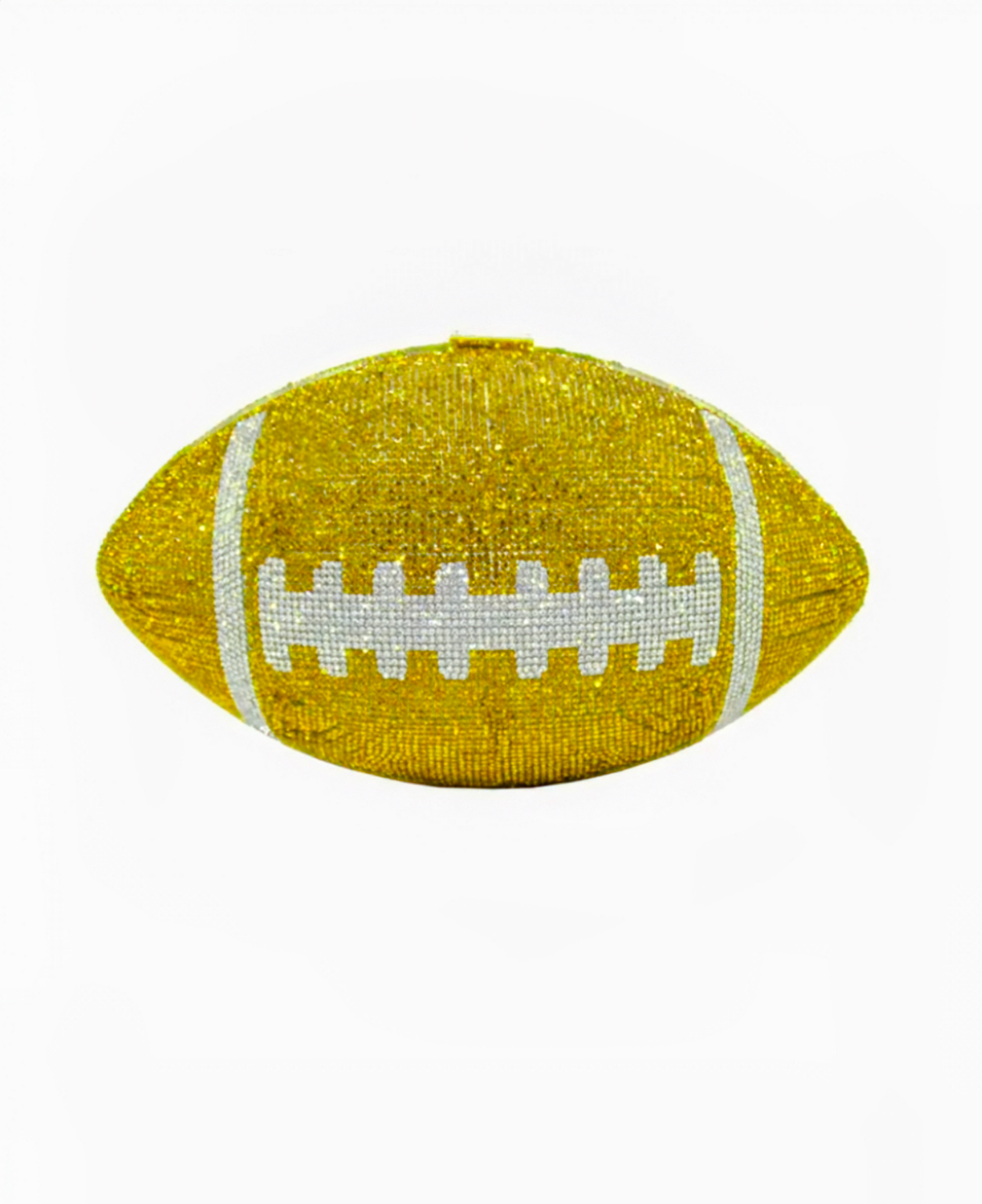 Rugby Ball Rhinestone Clutch for Women