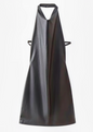 New Faux Leather Backless Slip Mini Dress for Women