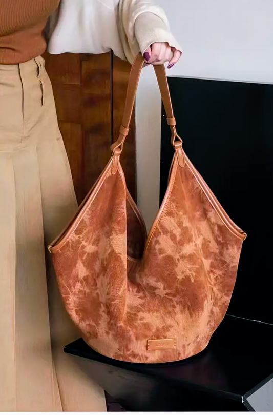 Women's Corduroy Shoulder Bag