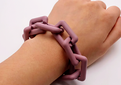 Fashion Chunky Colorful Chain Bracelets